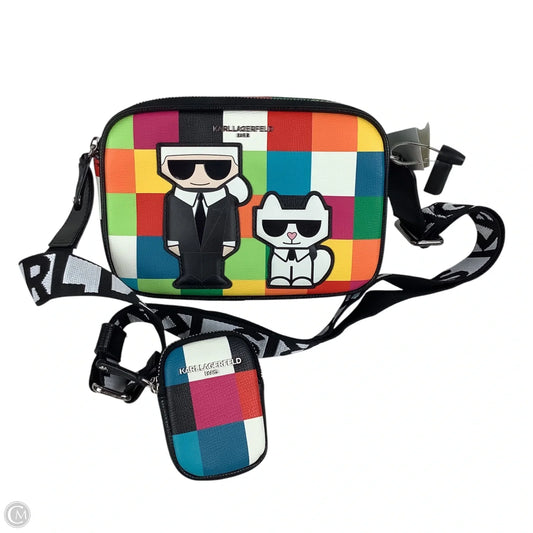 Crossbody Designer By Karl Lagerfeld, Size: Medium