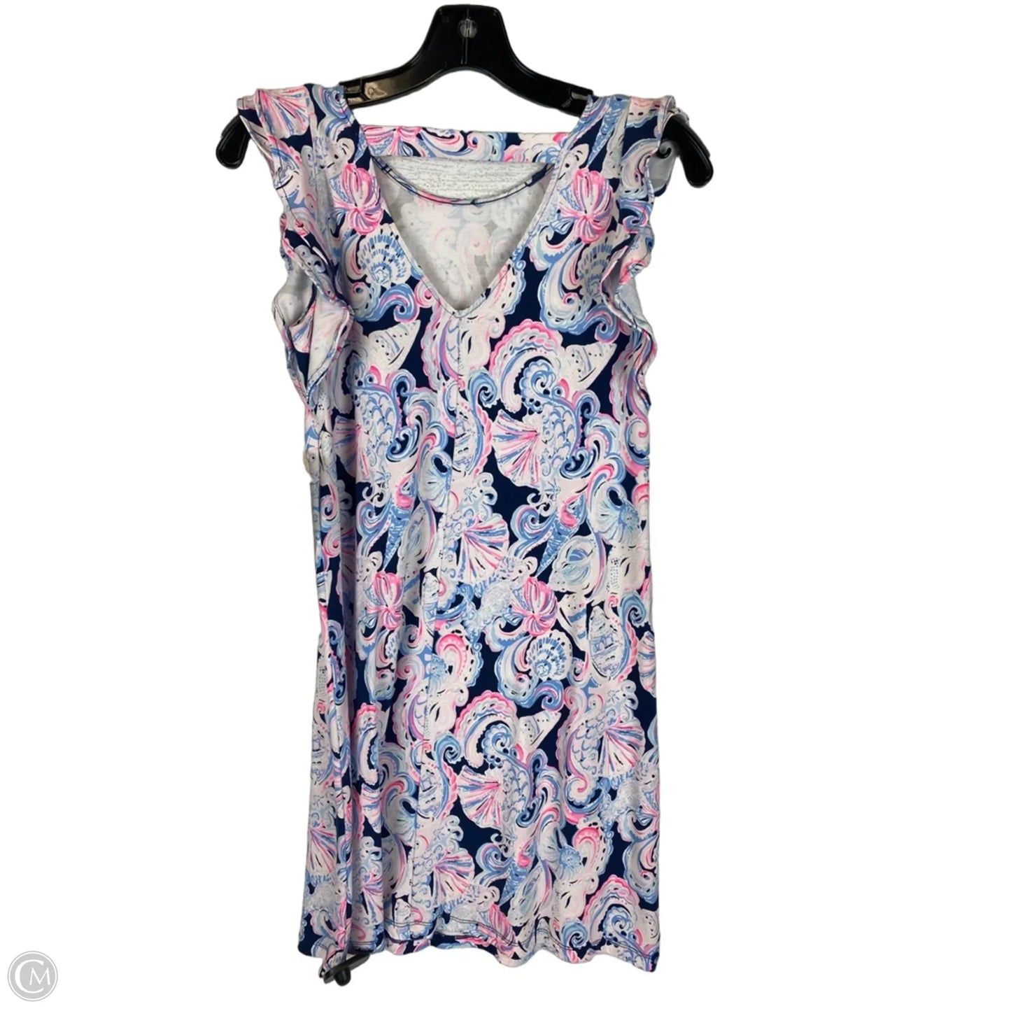 Dress Designer By Lilly Pulitzer In Blue & Pink, Size: Xxs