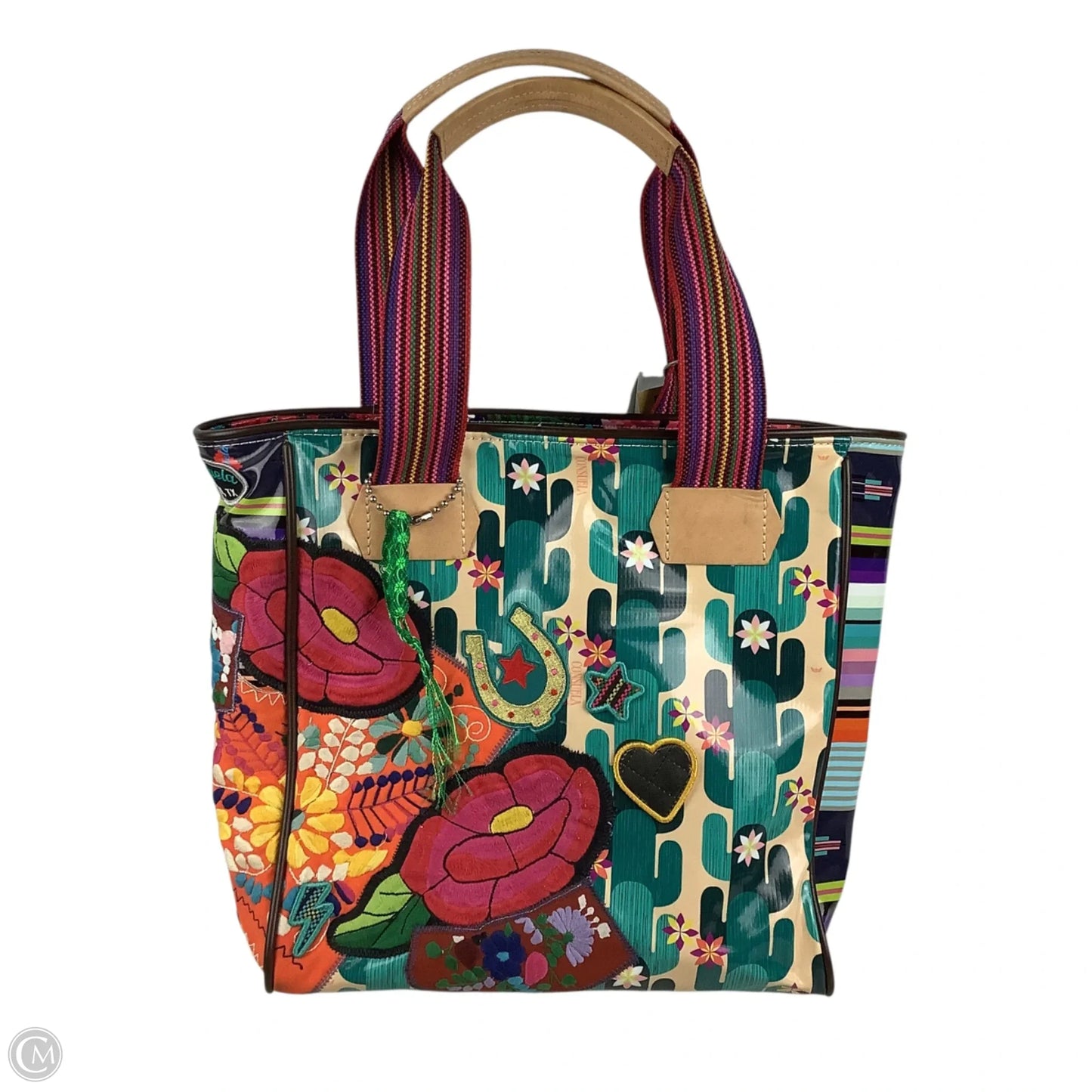 Tote Leather By Consuela, Size: Large