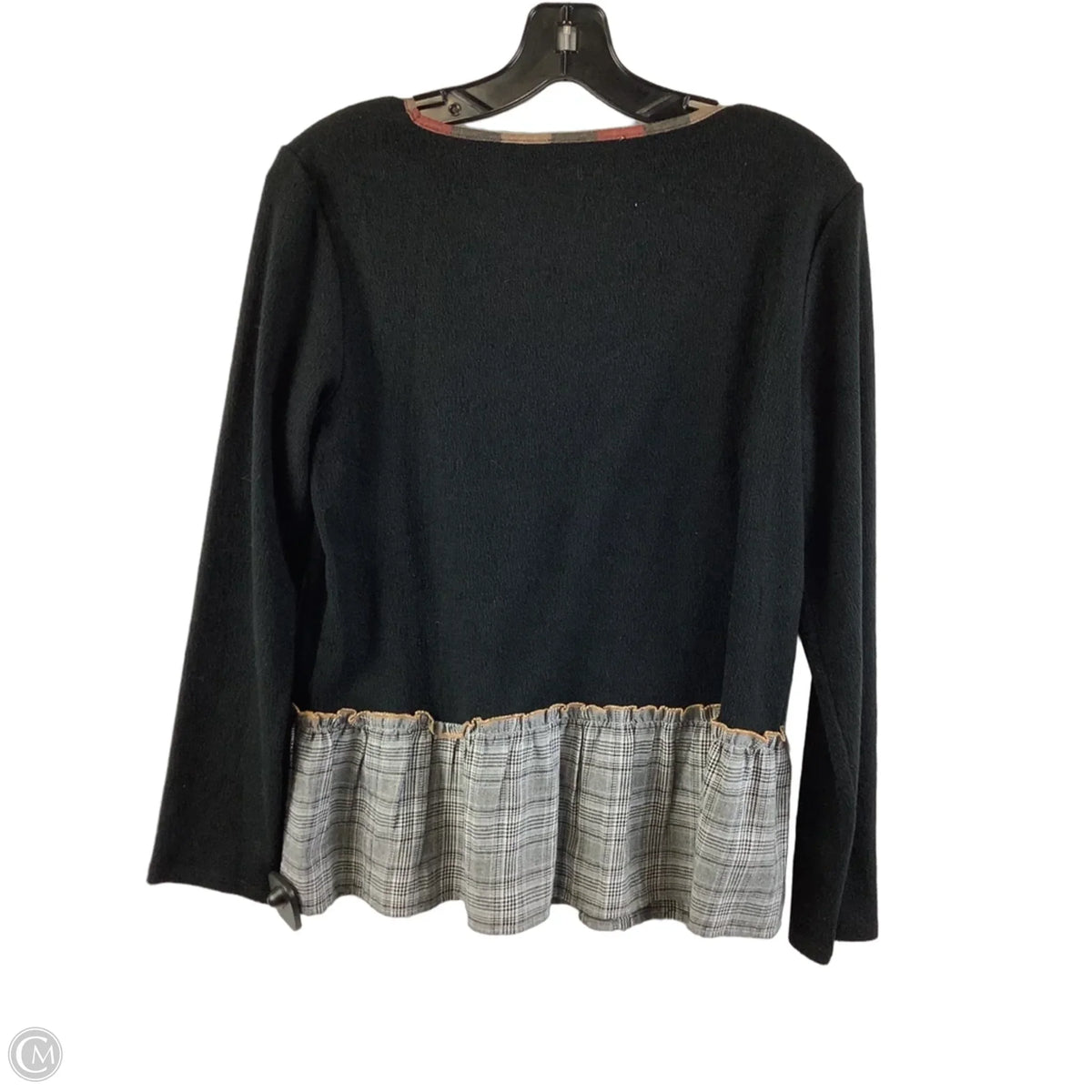 Top Long Sleeve By Thml In Black, Size: M
