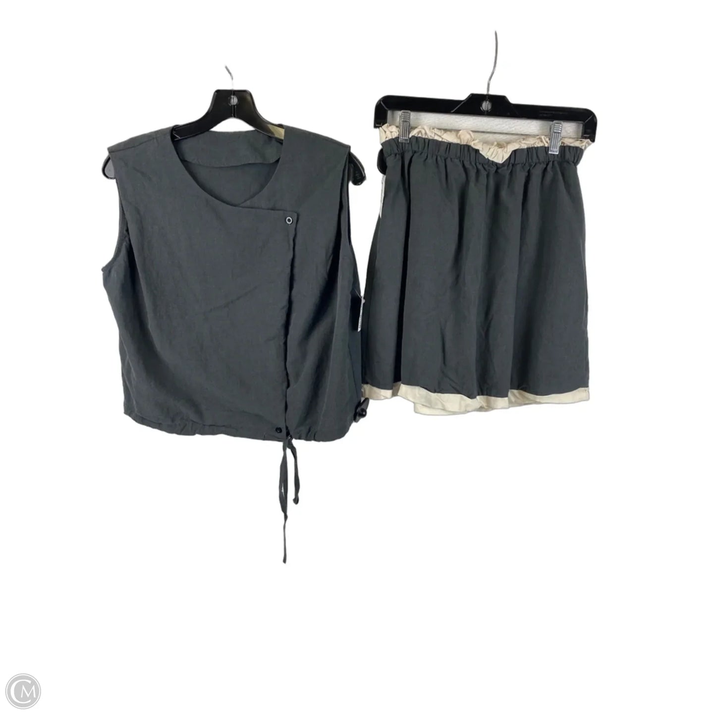Skirt Set 2pc By Cmc In Grey, Size: S