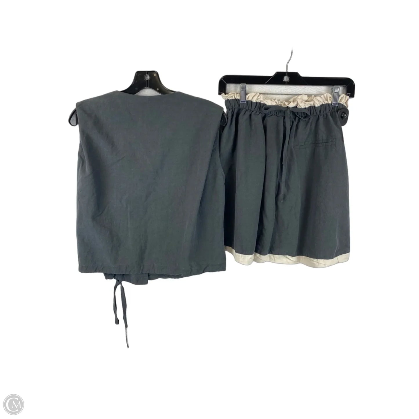 Skirt Set 2pc By Cmc In Grey, Size: S