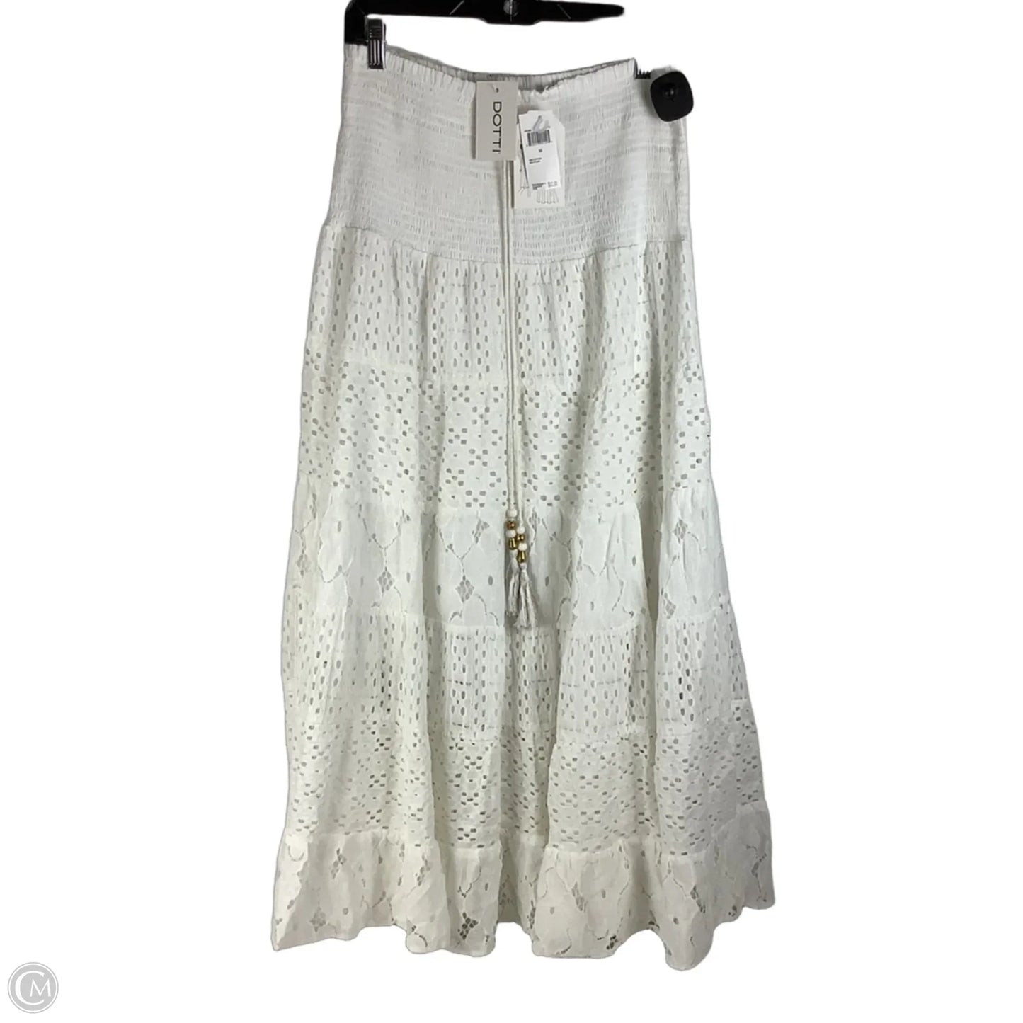 Dress Casual Maxi or Skirt By Cmc In White, Size: M
