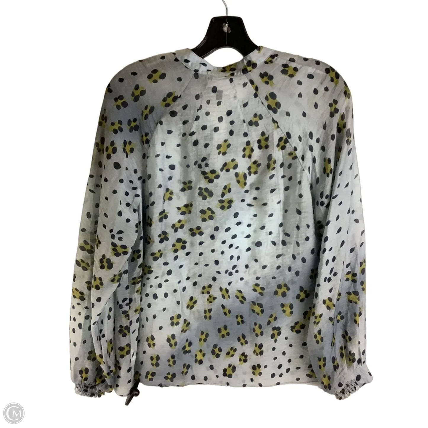 Top Long Sleeve By Cabi In Animal Print, Size: M