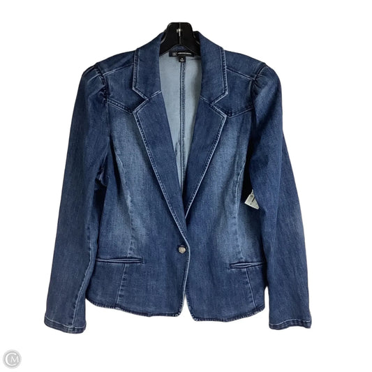 Jacket Denim By Inc In Blue Denim, Size: Xl