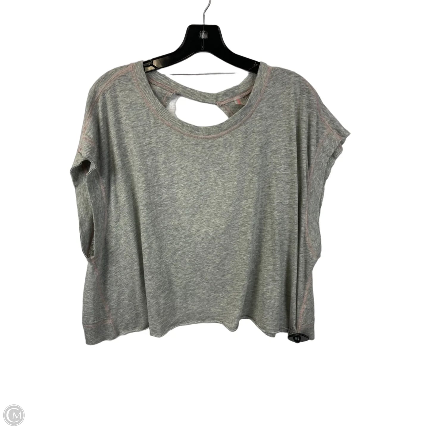 Athletic Top Short Sleeve By Free People In Grey, Size: M