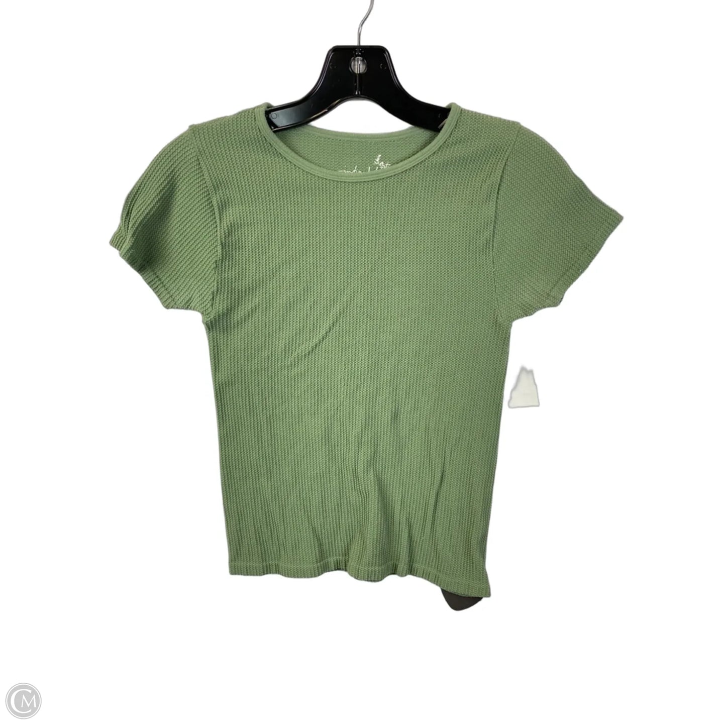 Top Short Sleeve By Free People In Green, Size: M