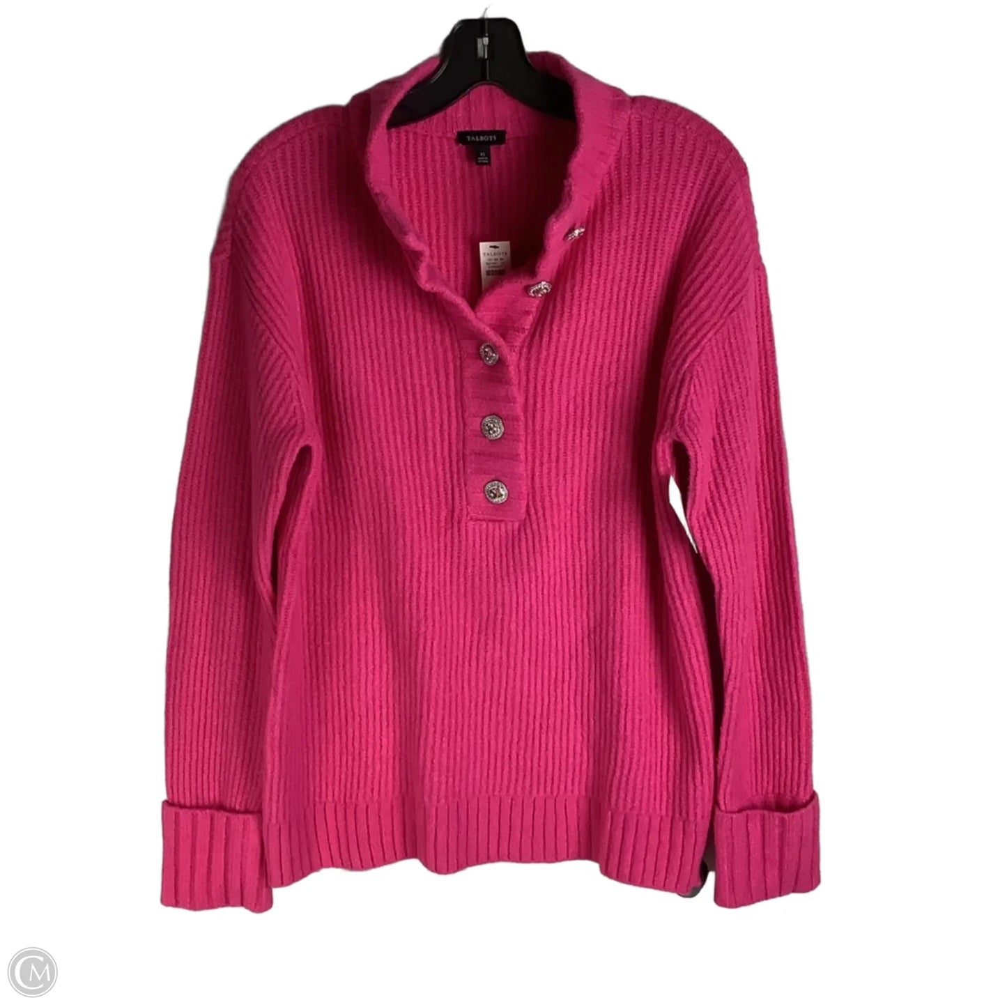 Sweater By Talbots In Pink, Size: Xs
