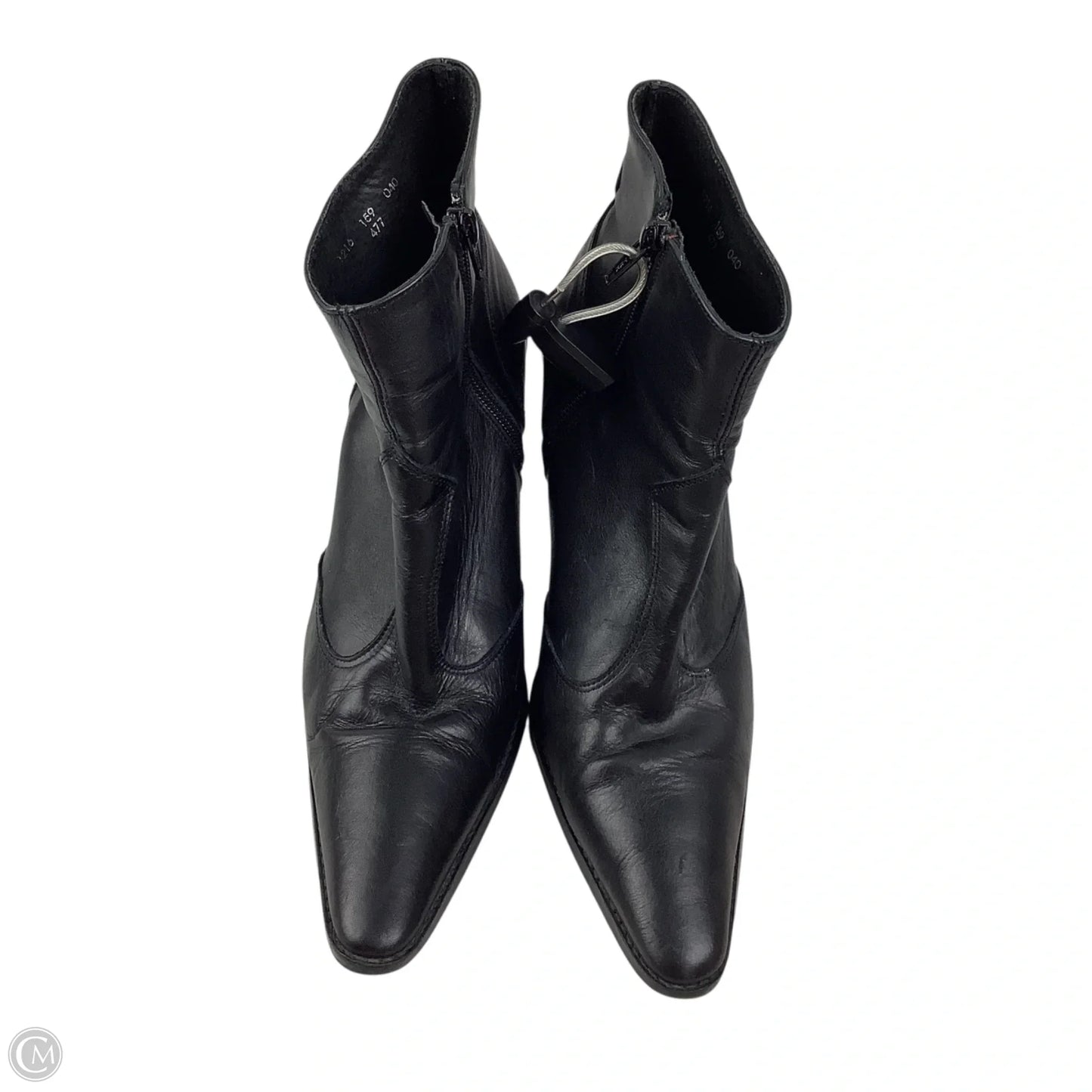 Boots Ankle Heels By Zara In Black, Size: 9.5 (40)
