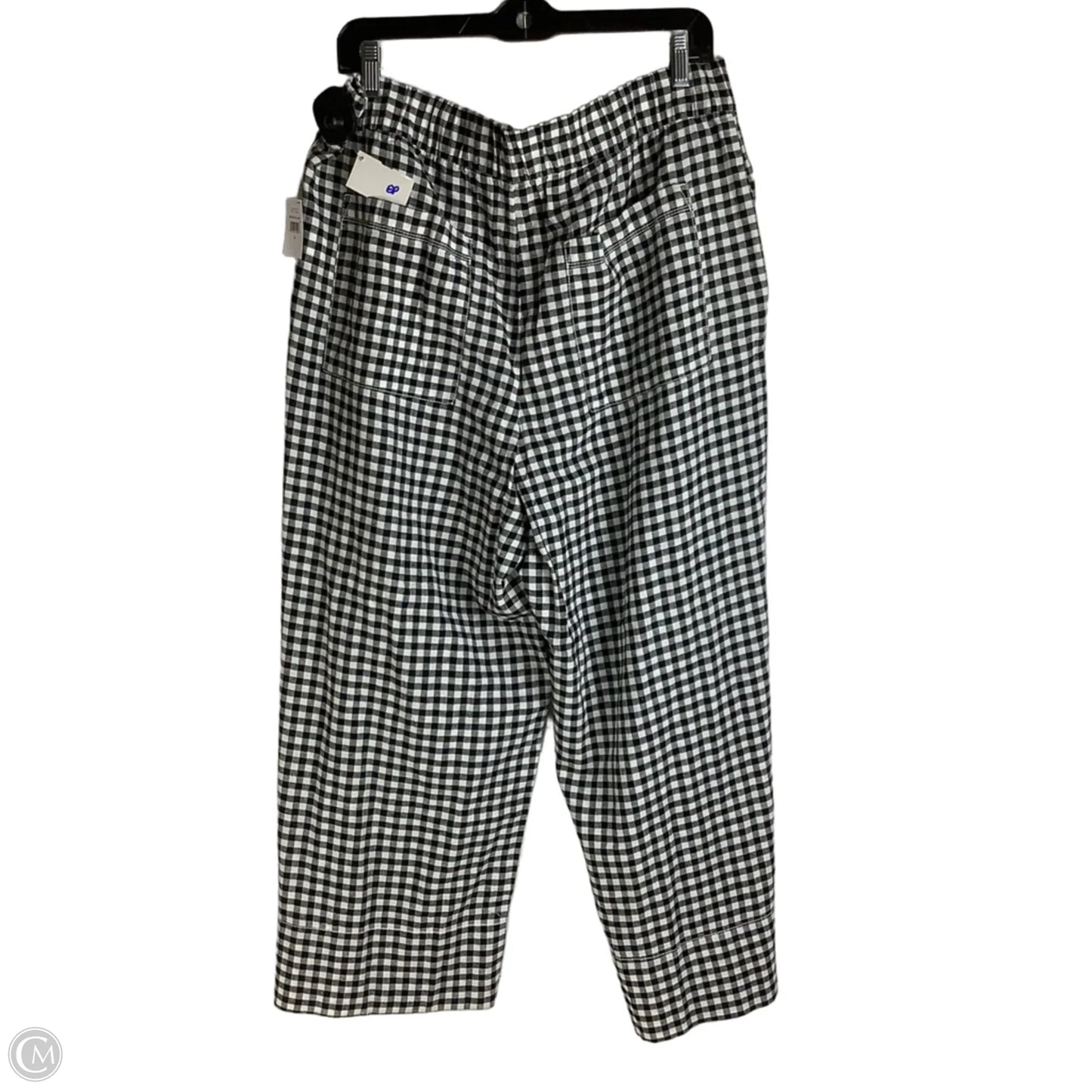 Pants Wide Leg By Gap In Checkered Pattern, Size: L