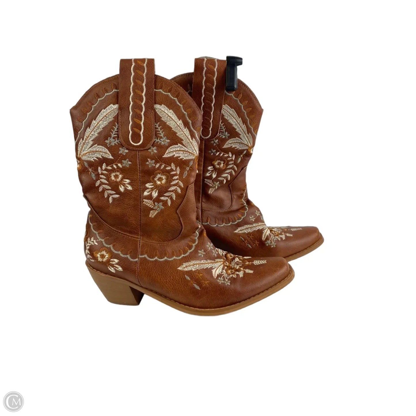 Boots Western By Clothes Mentor In Brown, Size: 8.5