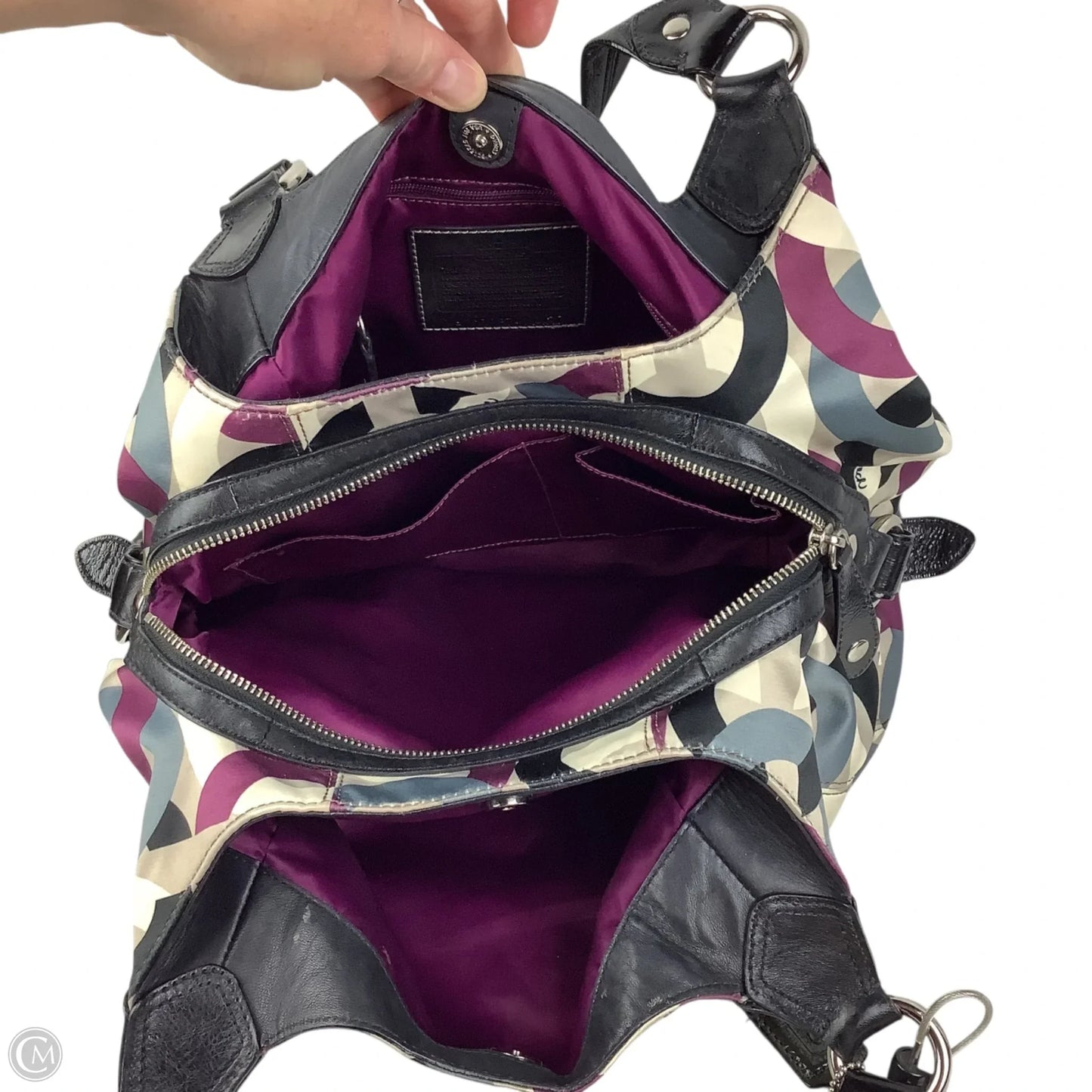 Handbag Designer By Coach, Size: Medium