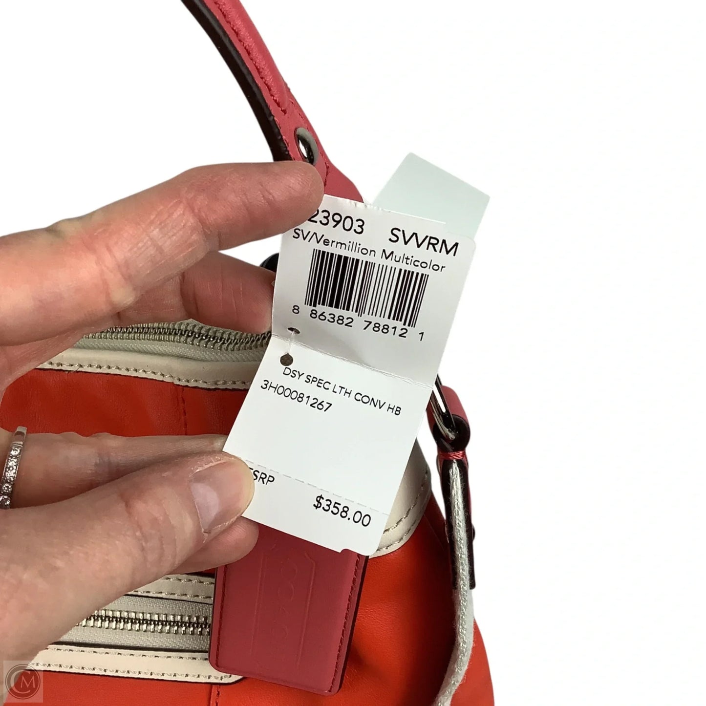 Handbag Designer By Coach, Size: Medium