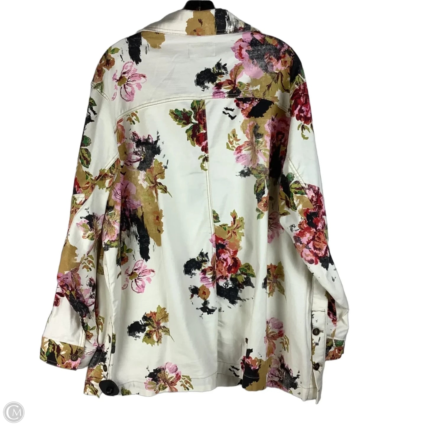 Jacket Other By Pilcro In Floral Print, Size: 1x