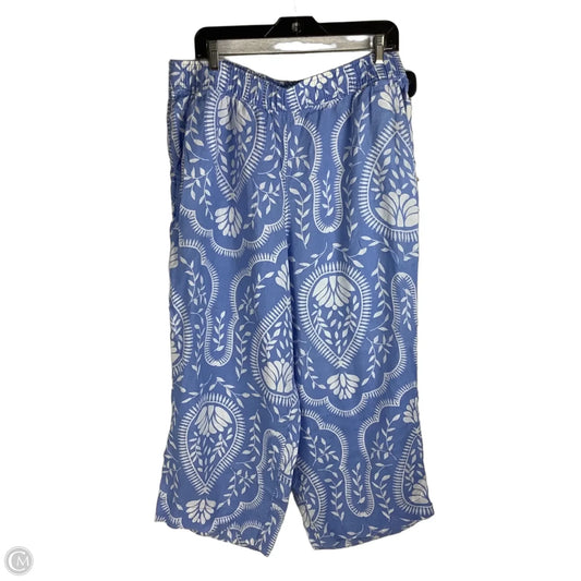 Pants Linen By Joie In Blue & White, Size: Xl