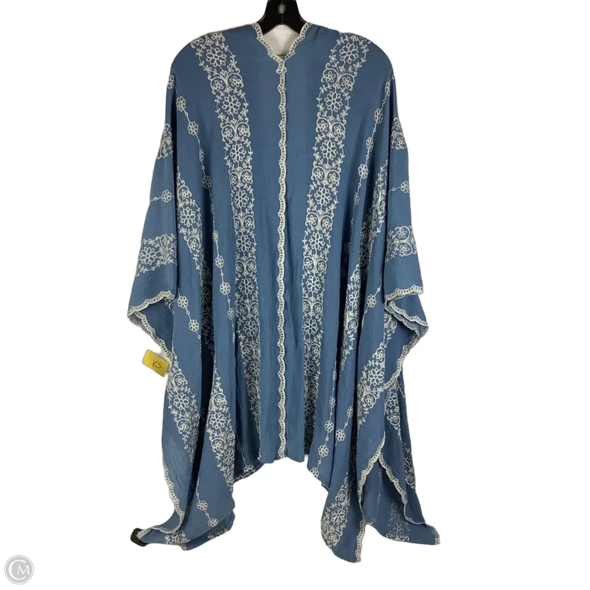 Shawl By Clothes Mentor In Blue, Size: Osfm