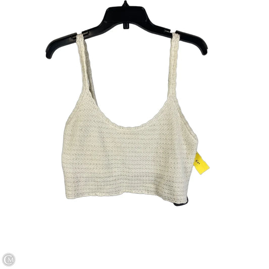 Top Sleeveless By Aerie In Cream, Size: M