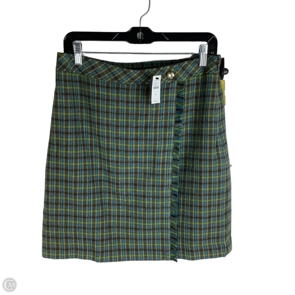 Skirt Midi By Talbots In Plaid Pattern, Size: 6