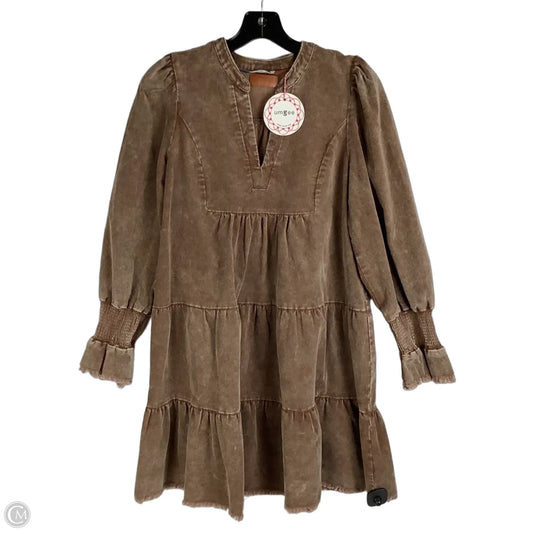 Dress Party Short By Umgee In Brown, Size: S