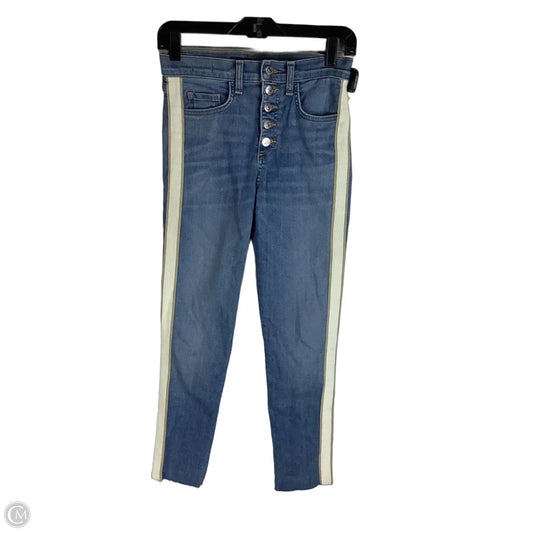 Jeans Straight By Veronica Beard In Blue Denim, Size: 0 (25)