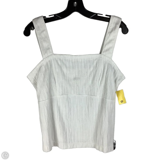Top Sleeveless By Anthropologie In Cream, Size: M