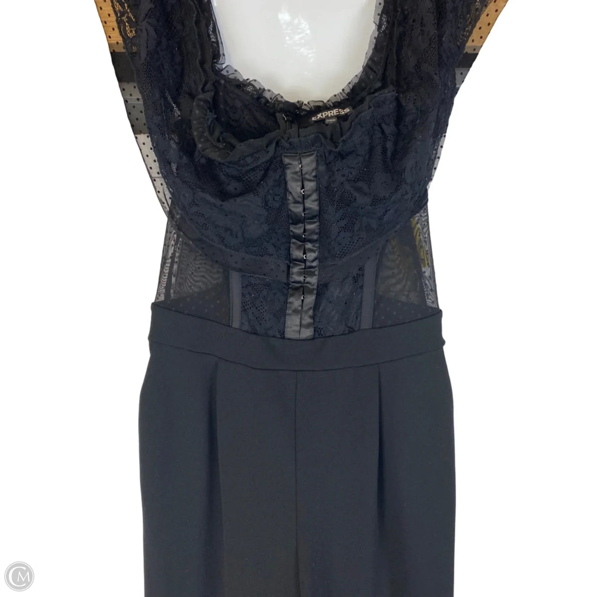 Jumpsuit By Express In Black, Size: 4