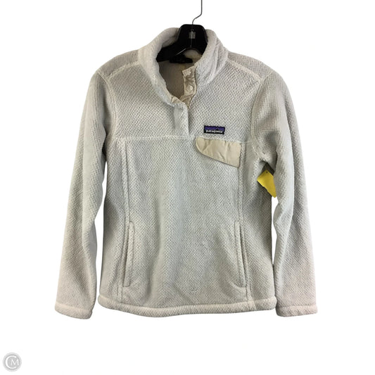 Jacket Fleece By Patagonia In Cream, Size: S