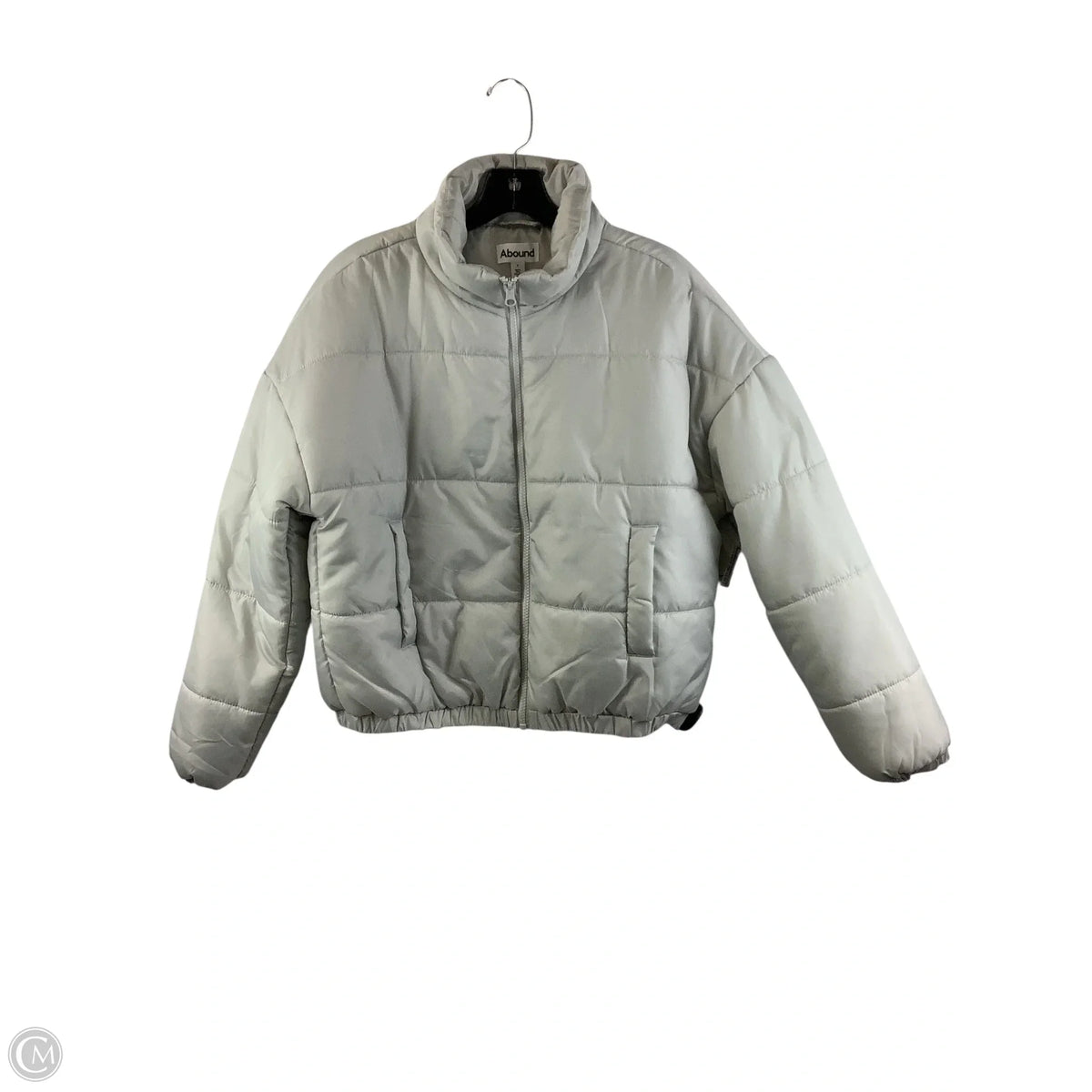 Coat Puffer & Quilted By Abound In Grey, Size: S