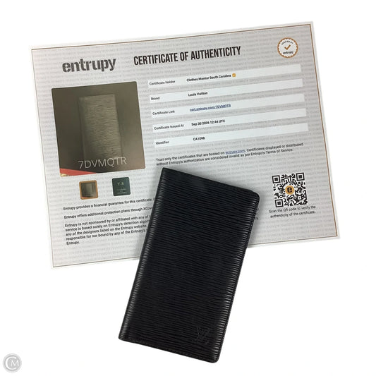 Wallet Luxury Designer By Louis Vuitton, Size: Medium