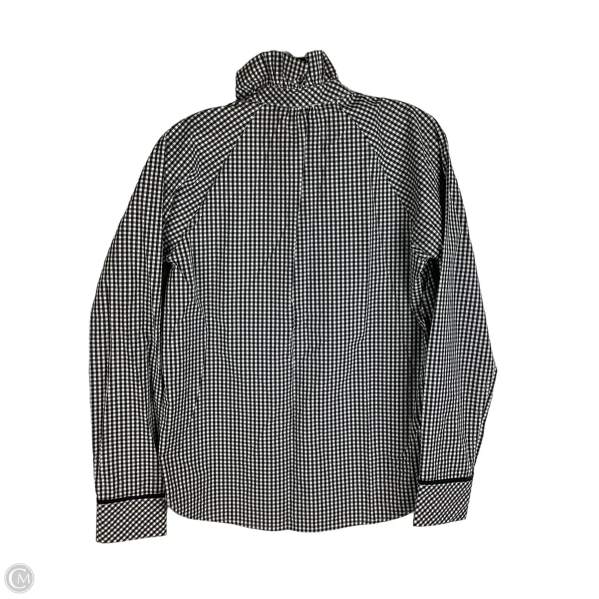 Top Long Sleeve By Vineyard Vines In Checkered Pattern, Size: 6