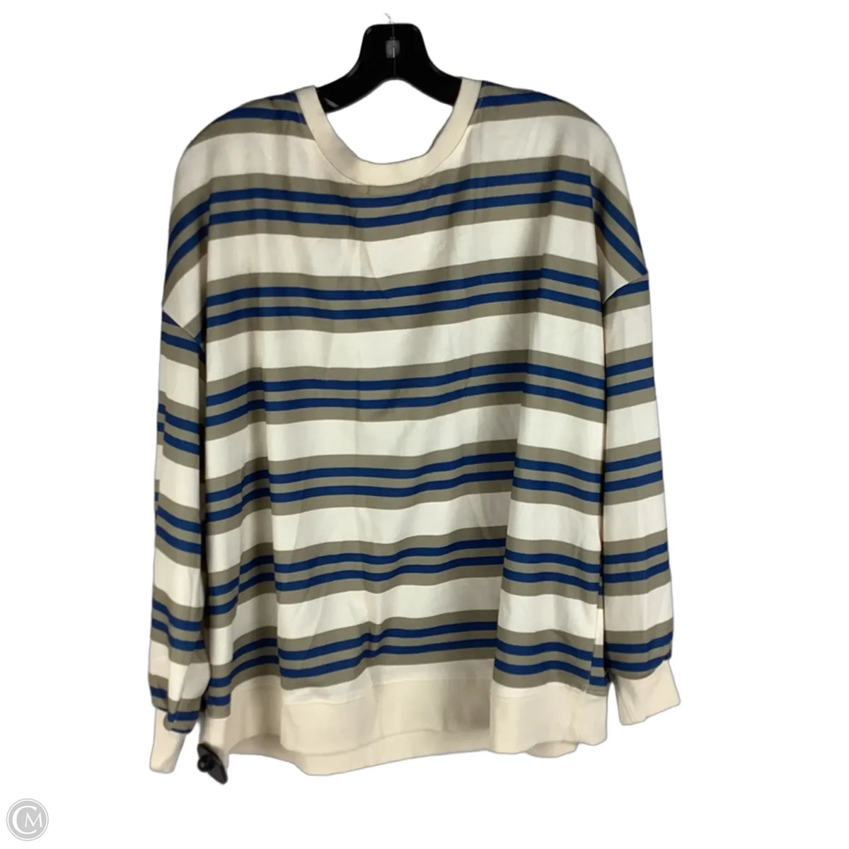 Top Long Sleeve By Clothes Mentor In Striped Pattern, Size: Xl