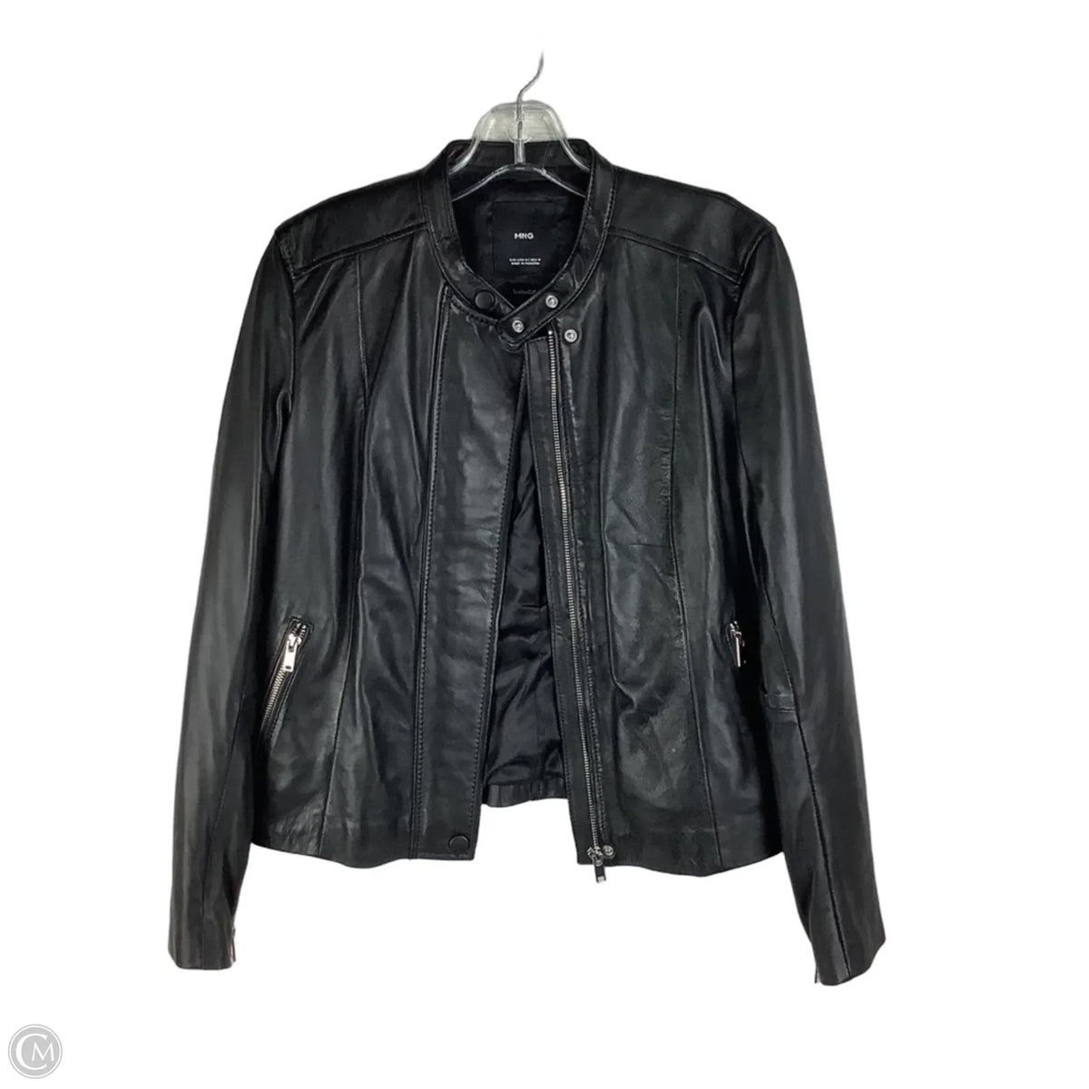 Jacket Leather By Mng In Black, Size: M