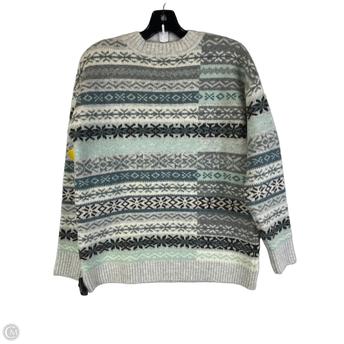 Sweater By Loft In Grey, Size: M