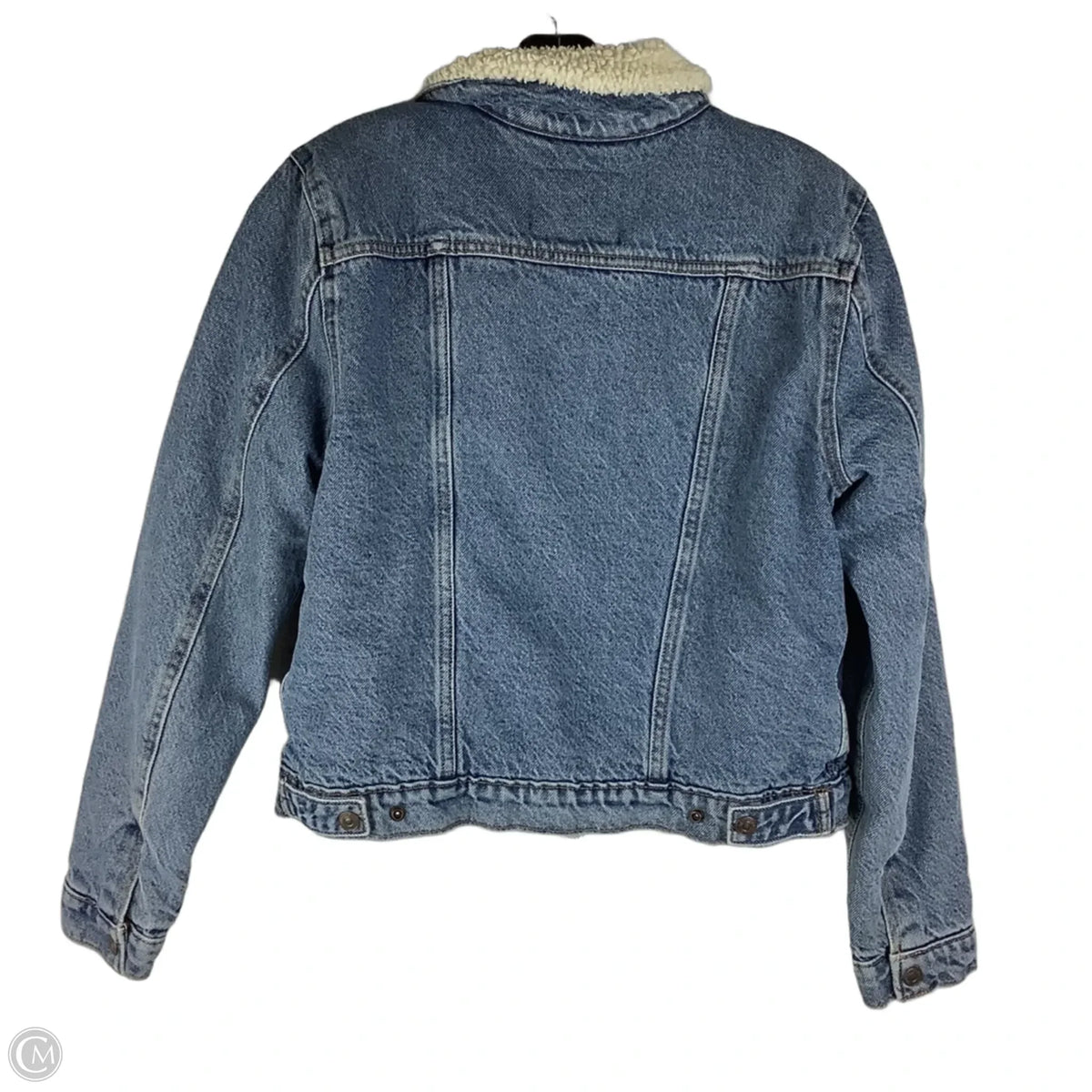 Jacket Denim By Levis In Blue Denim, Size: M