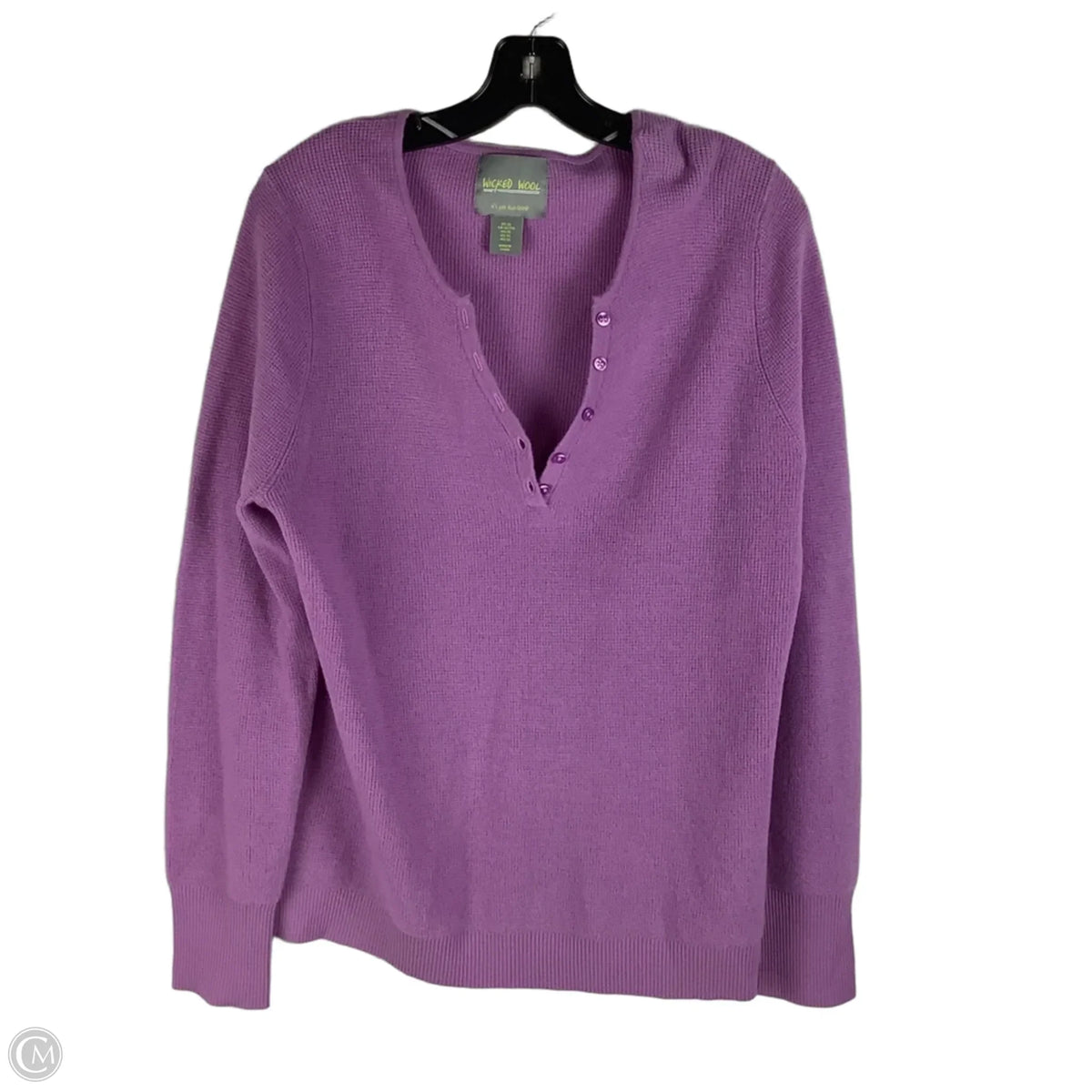 Sweater By Cmc In Purple, Size: Xl