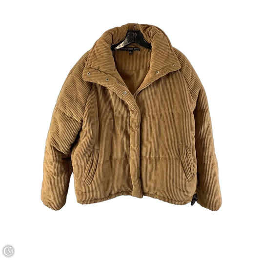 Coat Puffer & Quilted By Hyfve In Brown, Size: L