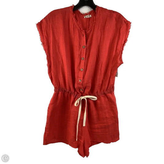 Romper By Free People In Orange, Size: S
