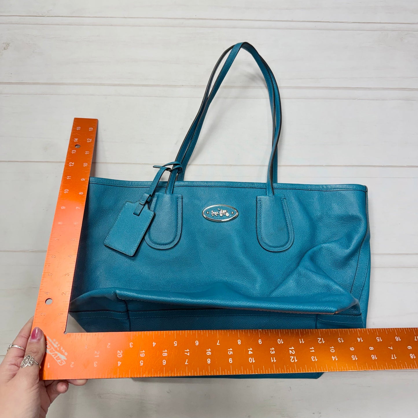 Handbag Designer By Coach, Size: Large