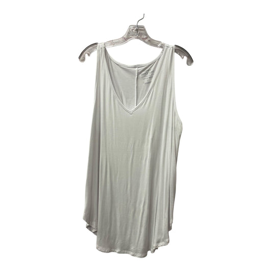 Top Sleeveless By Torrid In White, Size:2X
