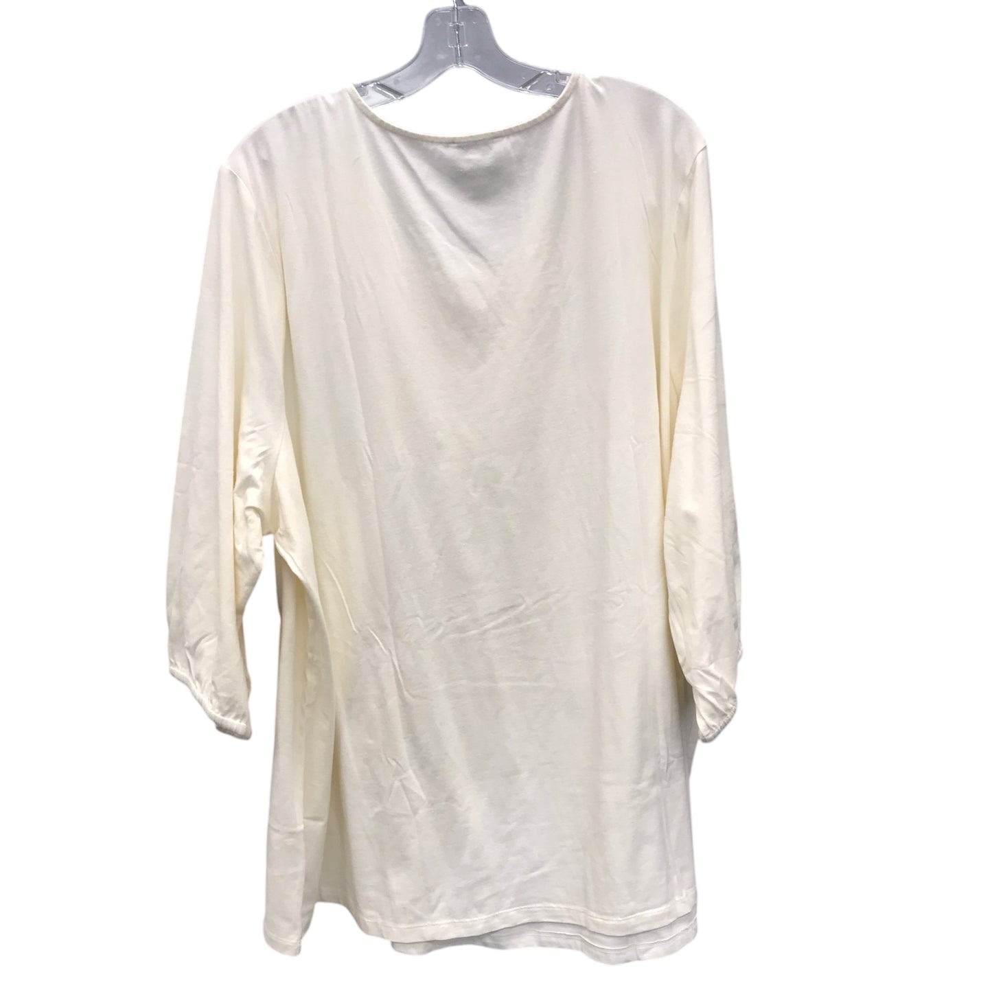 Top Ls By Haute Hippie In Cream, Size:4X