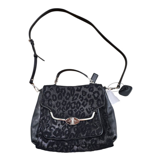 Handbag Designer By Coach In Black, Size:Medium