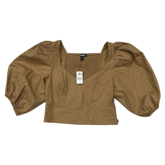 Top Ss By Express In Brown, Size:S