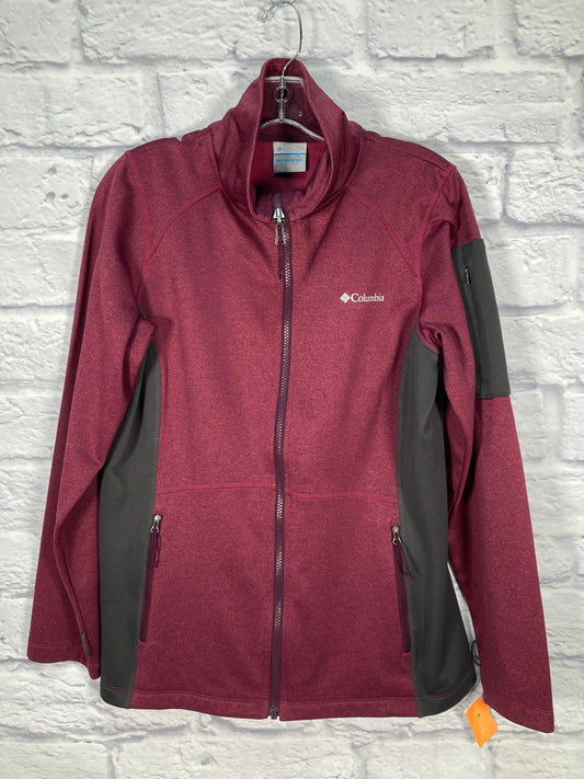 Athletic Jacket By Columbia In Maroon, Size: L