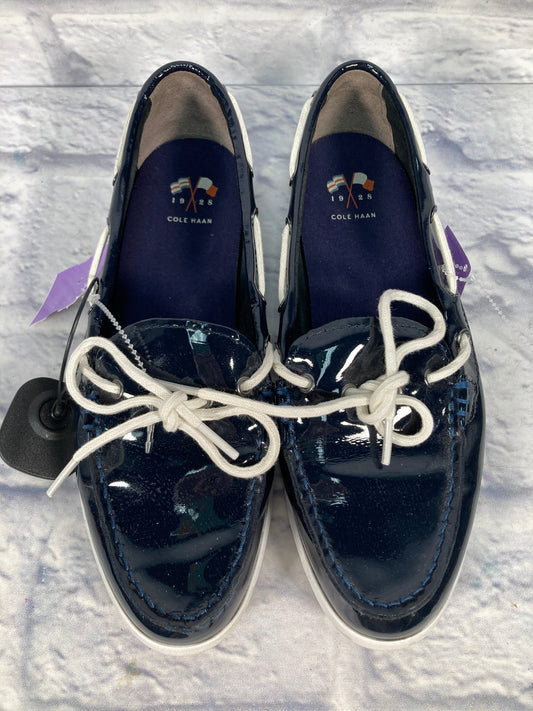 Navy Shoes Flats Cole-haan, Size 9