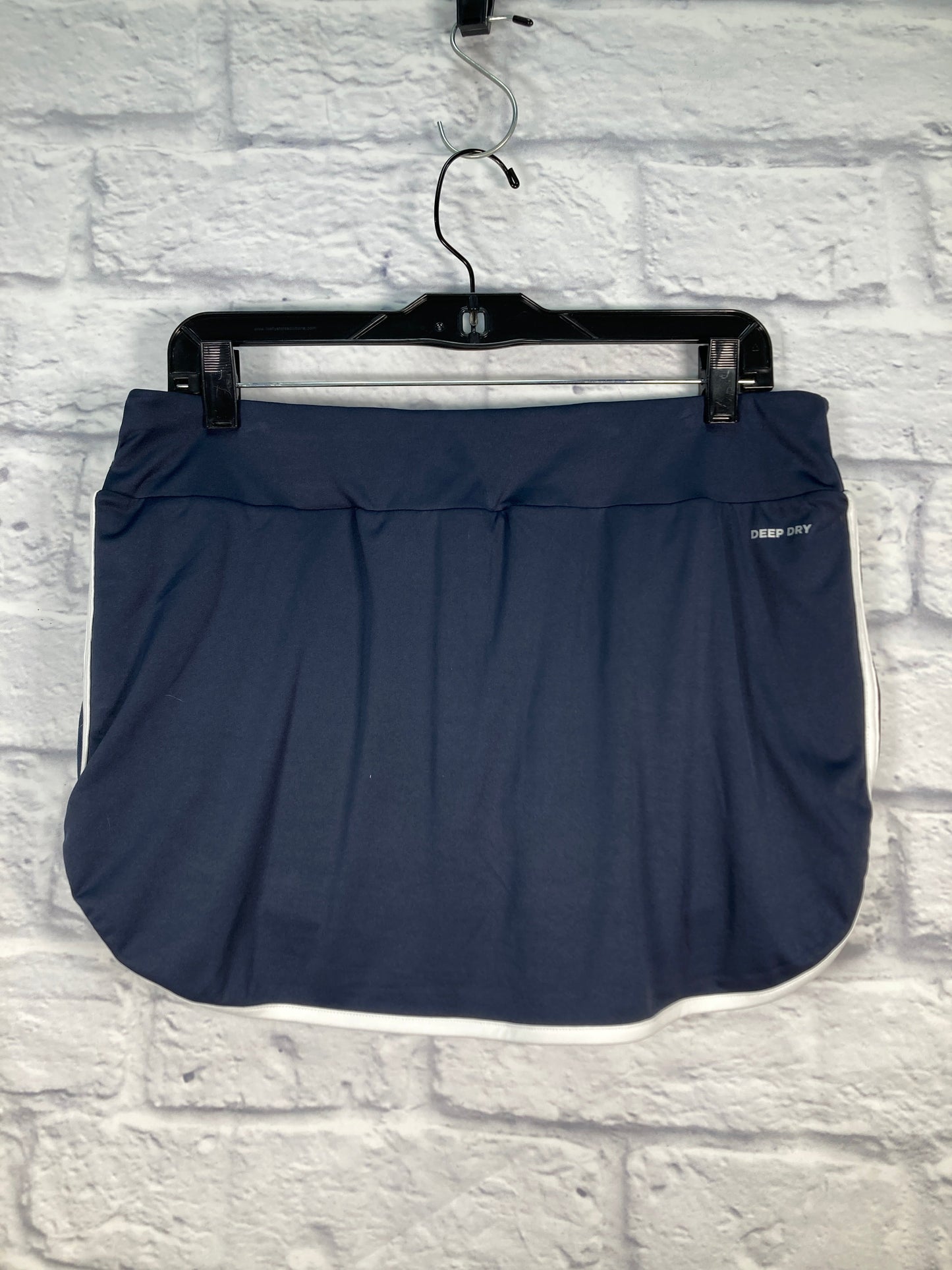 Blue & White Athletic Skort Clothes Mentor, Size L