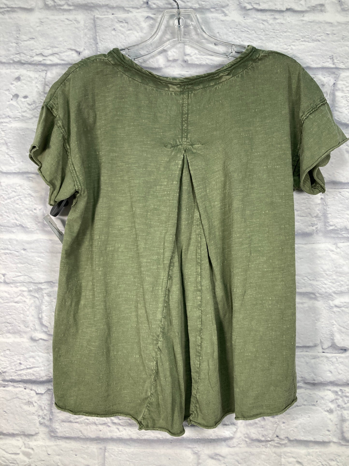 Green Top Short Sleeve Basic Pilcro, Size Xs