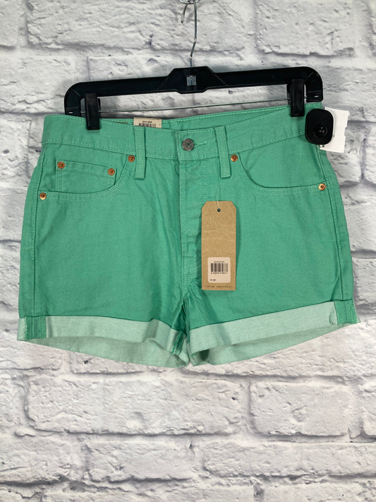 Shorts By Levis In Green Denim, Size: 6