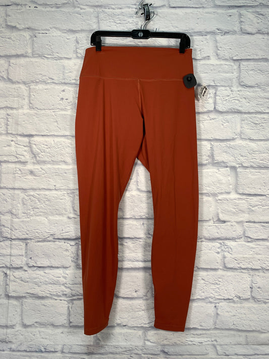 Athletic Leggings By Everlane In Orange, Size: Xl