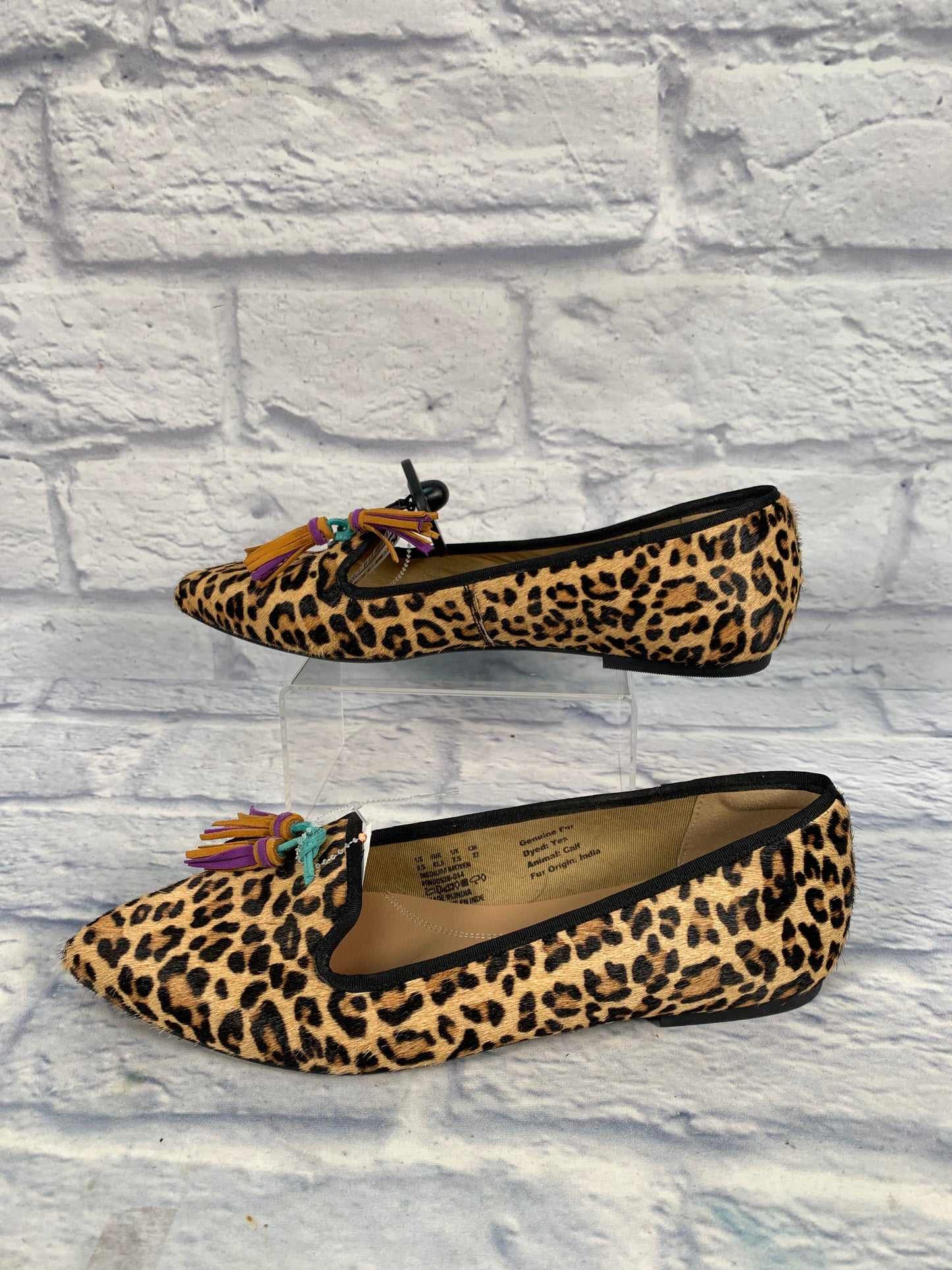 Shoes Flats By Hush Puppies In Animal Print, Size: 9.5