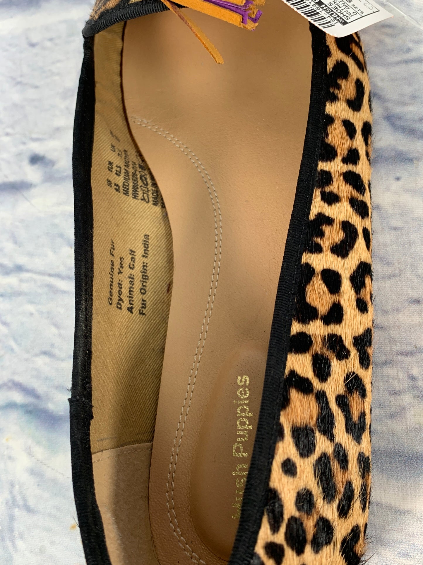 Shoes Flats By Hush Puppies In Animal Print, Size: 9.5